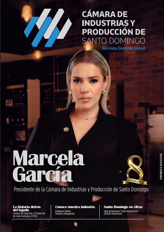 Revista institucional VIII Aniversario de la Cámara de Industrias y Producción de Santo Domingo